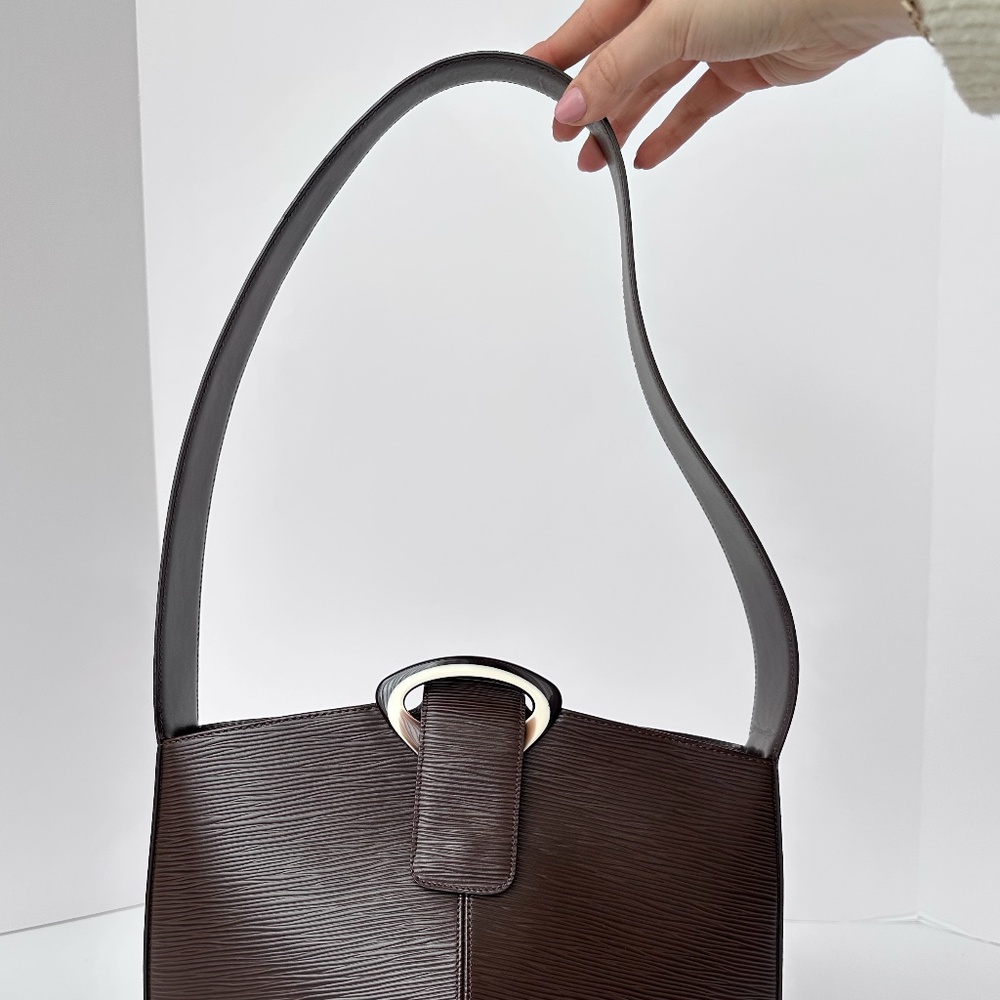 Louis Vuitton Moka Epi Leather Reverie Vintage Shoulder Bag - Picture 2 of 13